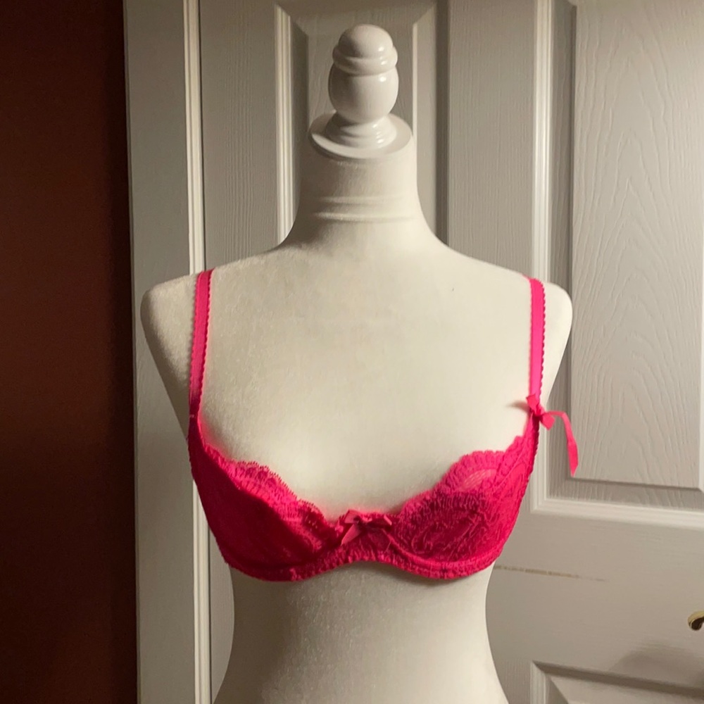 L’Angent Pink Lace Bra